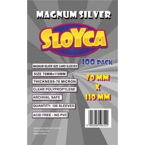 Sloyca Koszulki Magnum Silver 70x110mm (100szt) SLOYCA