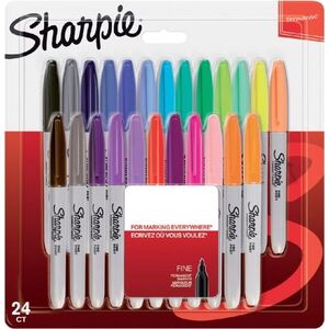 Sharpie Markery Permanentne Sharpie 24 Kolory Fine