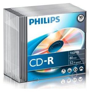 Philips CD-R 700 MB 52x 10 sztuk (CR7D5NS10/00)
