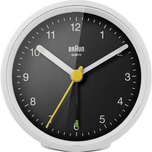 Braun BC 12 WB budzik kwarcowy, biały (67050)