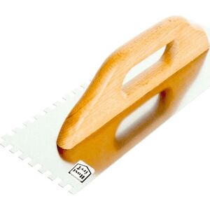 EPM paca nierdzewna zębata uchwyt drewniany 580x130mm ząb 8x8 (E-323-6583)
