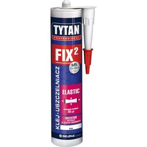 Tytan KLEJ MONTAŻOWY FIX2 ELASTIC 290ML BIAŁY TYTAN