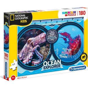 Clementoni Puzzle 180 elemntów National Geographic Kids Ocean Expeditio