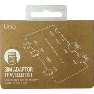 Uniq Sim Adapter Traveller Kit 7in1 organizer