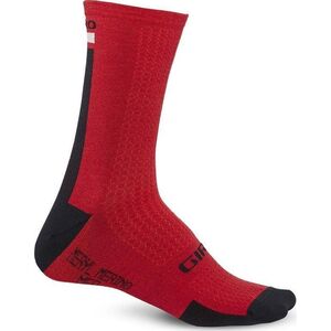 Giro Skarpety GIRO HRC + MERINO WOOL dark red black grey roz. XL (46-48) (NEW)