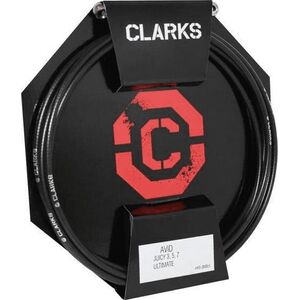Clarks Przewód hamulca hydraulicznego CLARK'S AVID (Juicy 5/7, Juicy Carbon, Ultimate) z końcówkami przód tył 3000mm czarny