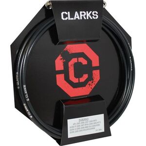 Clarks Przewód hamulca hydraulicznego CLARK'S SHIMANO (XTR 2007-2010 , XT 2008-2009, LX 2005-2008, Onwards, Deore 2005-2009 Onwards , Clarks Skeletal, EXO, HDB 540, 600, 790) z końcówkami przód tył 3000mm czarny