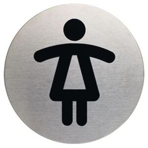 Durable TABLICZKA INFORMACYJNA DURABLE SYMBOL WC DAMSKI ŚREDNICA 83MM