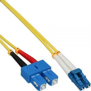 InLine InLine Kabel światłowodowy duplex, LC/SC, 9/125µm, OS2, 5m