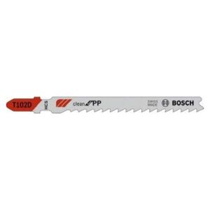 Bosch brzeszczot T 102D Hcs 5pc tworzywo sztuczne Clean (2608667444)