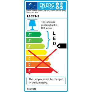 Naświetlacz Dedra Lampa naścienna SLIM 20W z czujnikiem ruchu SMD LED, IP44