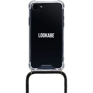 Lookabe LOOKABE Crossbody Phone Clear Case Black | iPhone 7 / 8