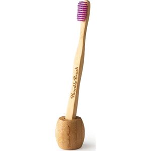 Humble Brush Ekologiczna bambusowa podstawka na szczoteczkę manualną z drzewa bambusowego