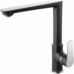 Bateria kuchenna Ferro BDR4BLC BATERIA ADORE ZLEWOZMYW. 1-OTW. CZARNY-CHROM // BF.BDR4BLC