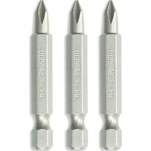 Dedra zestaw końcówek wkrętakowych Phillips PH1/2/3x50mm, blister (18A07S04)