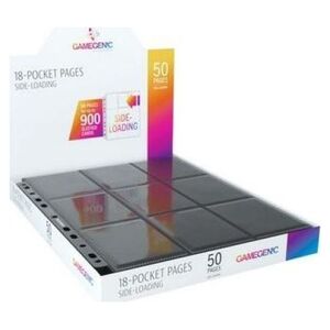 Rebel Gamegenic:18-Pocket Pages Sideloading-Black(50szt)