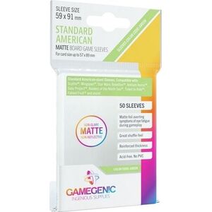 Rebel Gamegenic:Matte Stand.American-Sized Sleeves 59x91