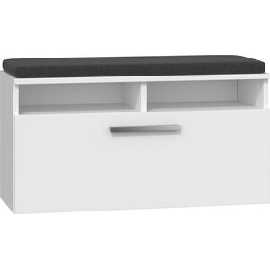 Topeshop Szafka Na Buty Siedzisko Schowek (RIVA SZAFKA BIEL)