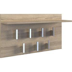 Topeshop WIESZAK PÓŁKA 2F DĄB SONOMA PRZEDPOKÓJ KORYTARZ