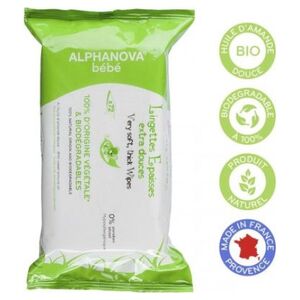Alphanova Bebe Alphanova Bebe Naturalne Chusteczki Nawilżane 72 szt. uniwersalny