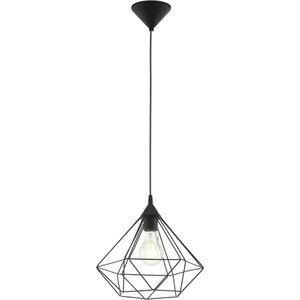 Lampa wisząca EGLO Lampa wisząca druciana Eglo Tarbes 1x60W E27 czarna 94188