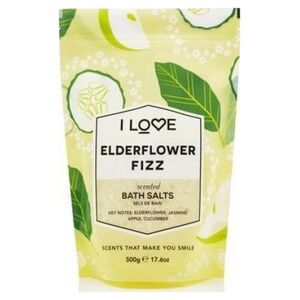 I love Sól do kąpieli Elderflower Fizz 500g