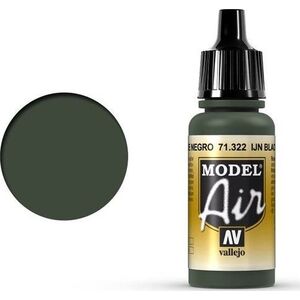 Vallejo Vallejo Model Air IJN Black Green 71.322 uniwersalny