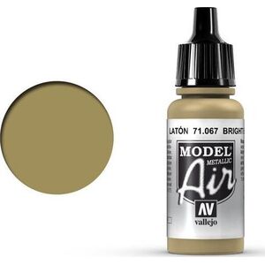 Vallejo Vallejo Model Air Bright Brass (Metallic) 71.067 uniwersalny