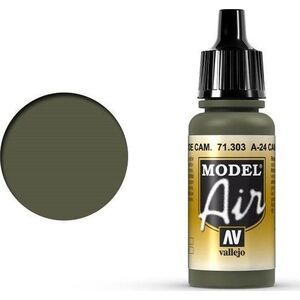 Vallejo Vallejo Model Air A-24M Camouflage Green 71.303 uniwersalny