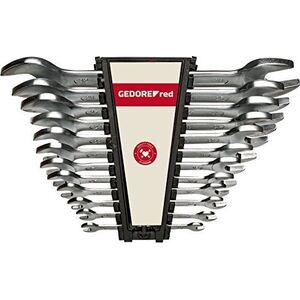 Gedore Gedore Red double open ended spanner set, long, 12 parts, wrenches (chrome, SW 6 - 32mm)
