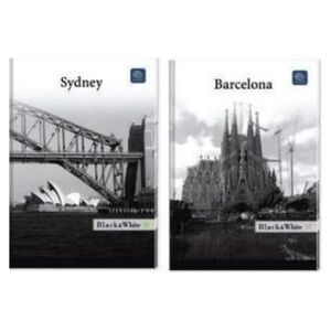 Interdruk Brulion A5/96K kratka 215 Black&White (5szt)