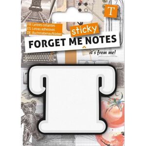 IF Forget me sticky notes kart samoprzylepne litera T