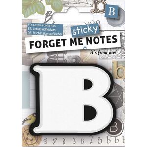 IF Forget me sticky notes kart samoprzylepne litera B