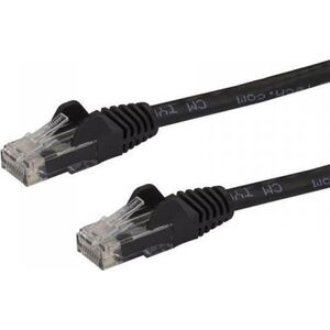 StarTech STARTECH.COM 7,5m CAT6 Kabel - schwarzes CAT6-Patchkabel - Snagless-RJ45 - 24 AWG Kupferdraht - LAN - Ethernet N6PATC750CMBK