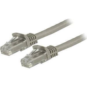 StarTech STARTECH.COM 1,5m CAT6 Kabel - graues CAT6-Patchkabel - Snagless-RJ45 - Kupferdraht mit 24 AWG - LAN - Ethernet N6PATC150CMGR