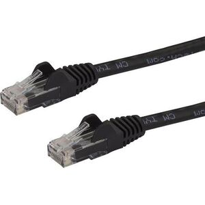 StarTech STARTECH.COM 1,5m CAT6 Kabel - schwarzes CAT6-Patchkabel - Snagless-RJ45 - 24 AWG Kupferdraht - LAN - Ethernet N6PATC150CMBK