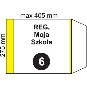 Fol-Plast Okładka na podr regulowana NR 6 (20szt)
