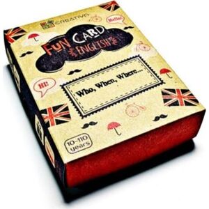 Creativo Fun Card English Who, When, Where... CREATIVO
