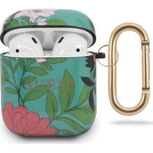 Guess GUESS GUACA2TPUBKFL01 AIRPODS 1/2 COVER ZIELONY/GREEN N.1 FLOWER COLLECTION standard