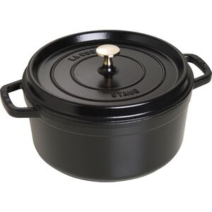 STAUB Garnek STAUB żeliwny okrągły 5.2 ltr czarny uniwersalny