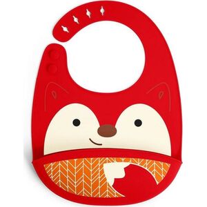 Skip Hop Śliniak silikonowy Zoo Lis Skip Hop