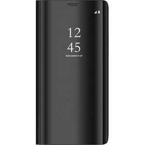 TelForceOne Pokrowiec Smart Clear View do Huawei Y6P czarny uniwersalny