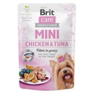 Brit Brit Care Adult Mini Chicken Tuna Fillets in Gravy Kurczak z Tuńczykiem w Sosie 85 G