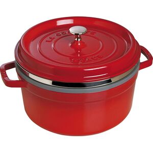 STAUB Garnek STAUB żeliwny okrągły wkład 5.25 ltr czerw. uniwersalny