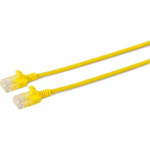 MicroConnect U/UTP CAT6A Slim 0.25M Yellow