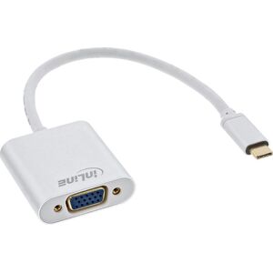 Adapter USB InLine USB-C - VGA Biały  (64104S)
