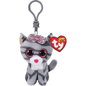 Breloczek TY Beanie Boos Kiki - szary kot brelok