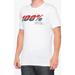 100% T-shirt 100% BRISTOL krótki rękaw white roz. XL (NEW)