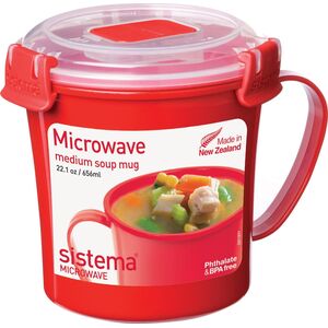 Sistema 656ml Medium Soup Mug Microwave (6)