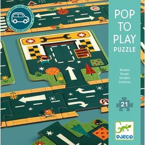 Djeco Drogi Puzzle gigant